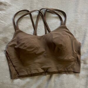Lululemon like a cloud Brown Strappy Women's Bralette